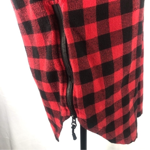 American Stitch Red and Black Flannel Shirt size M - Picture 5 of 13